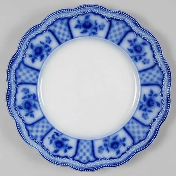 Melbourne (Flow Flow Blue/ Luncheon Plate/ by GRINDLEY - Picture 1 of 4